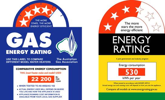 star ratings allow you to see how efficient a particular hot water 