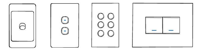 Light switch types