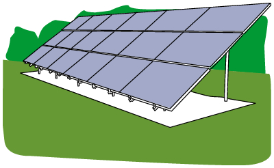 Ground based solar arrays