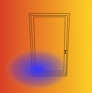 Heat transfer through doors and frames