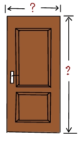 Door sizes and dimensions