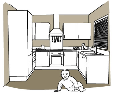 Child safe kitchen design